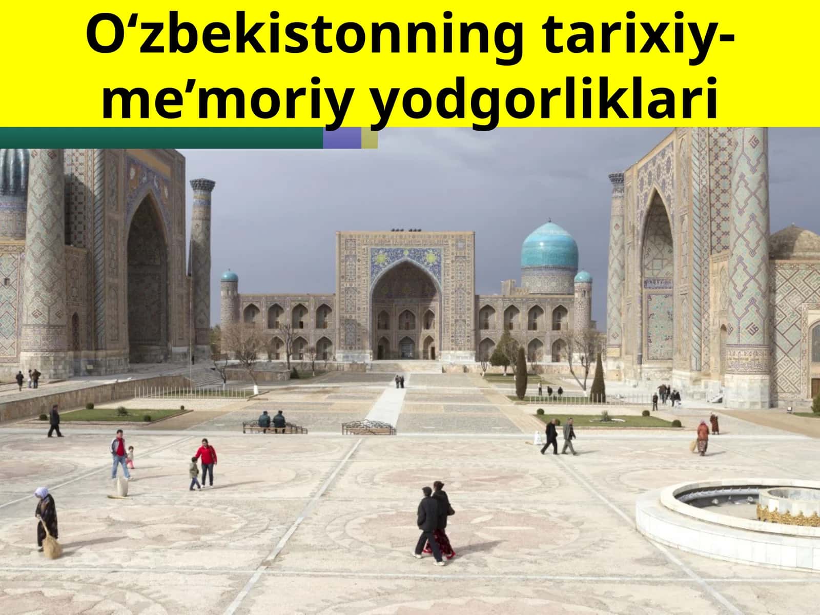 O‘zbekistonning tarixiy-me’moriy yodgorliklari 1