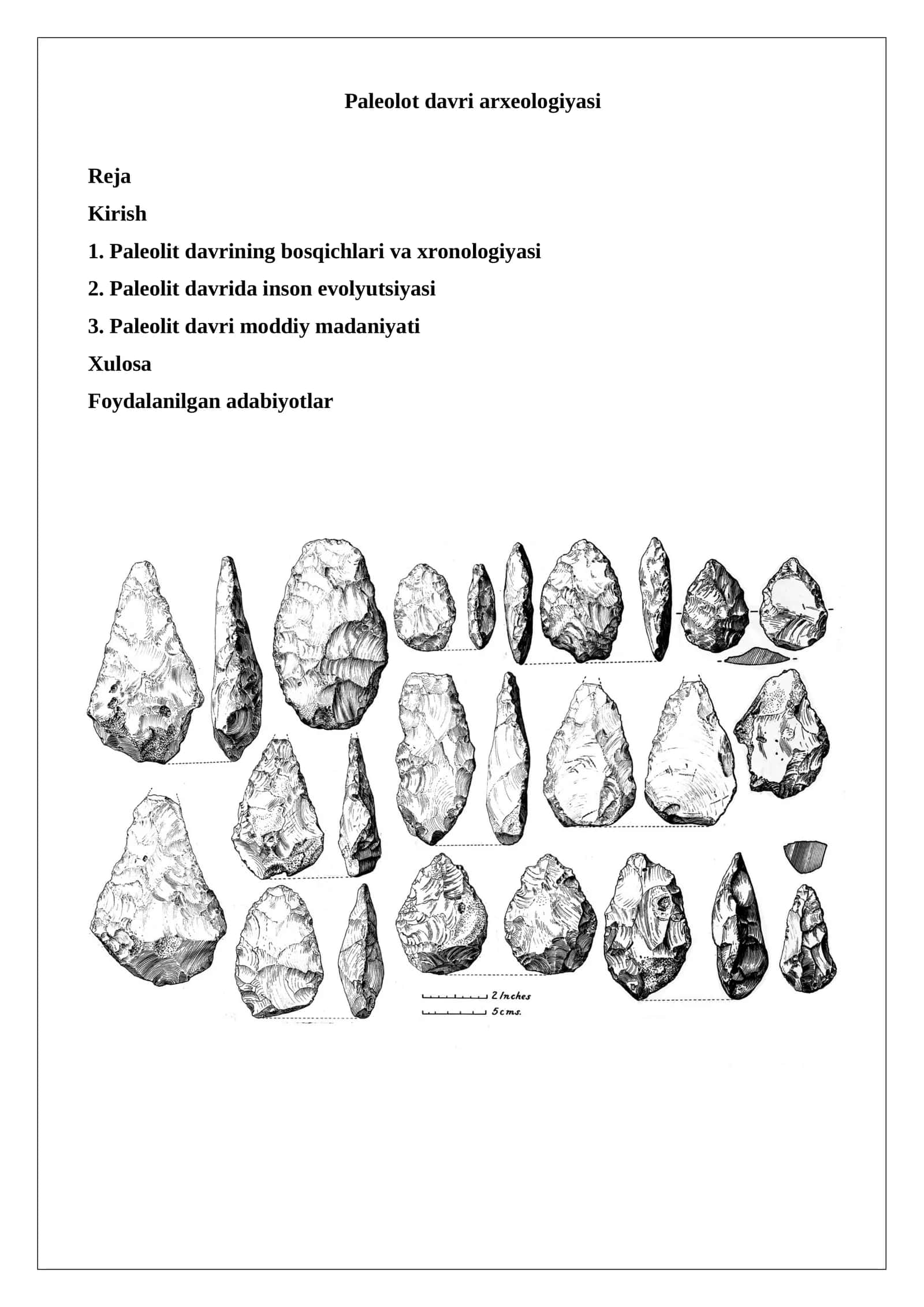 Paleolot davri arxeologiyasi 1