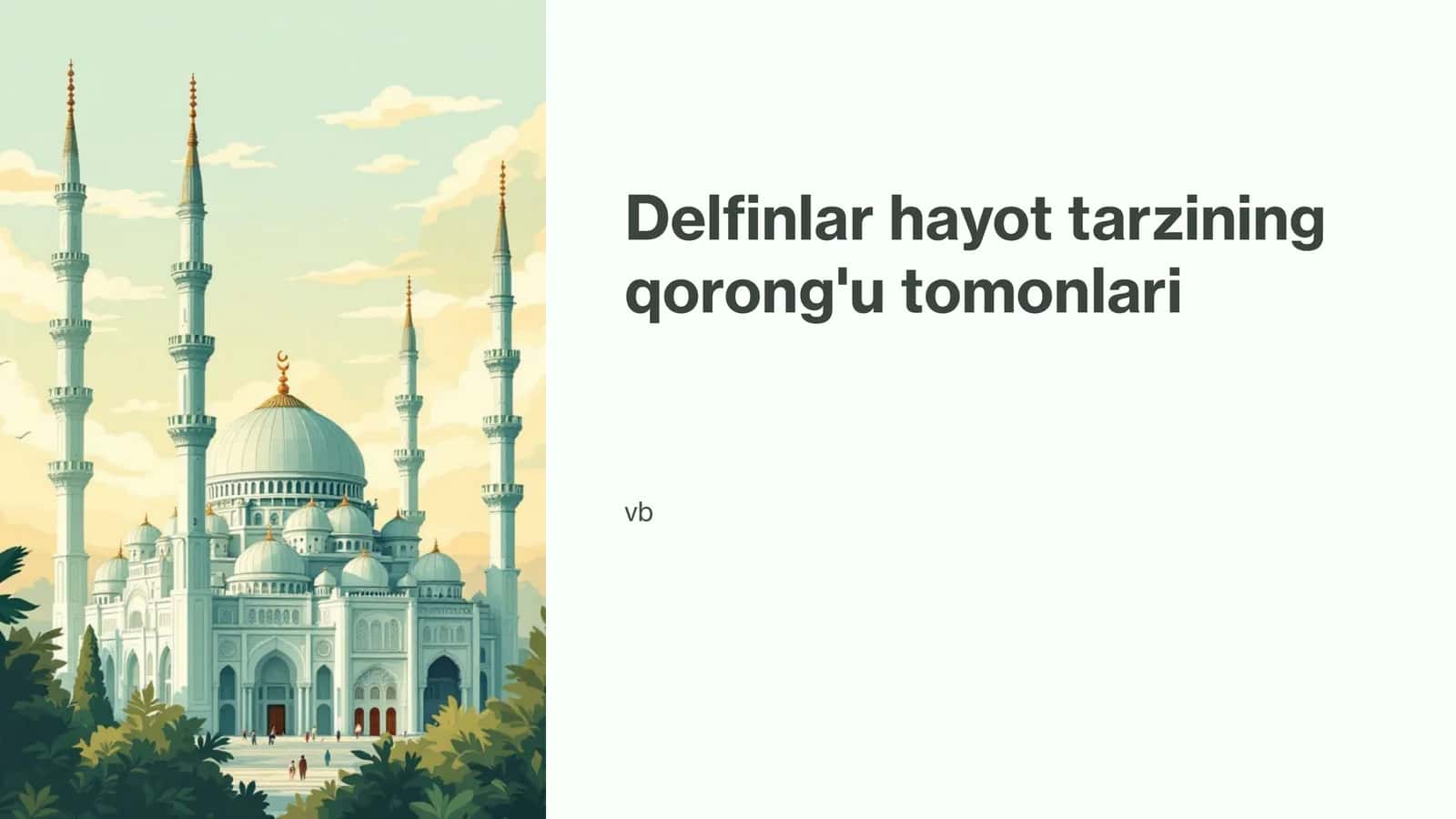 Delfinlar hayot tarzining qorong'u tomonlari 1