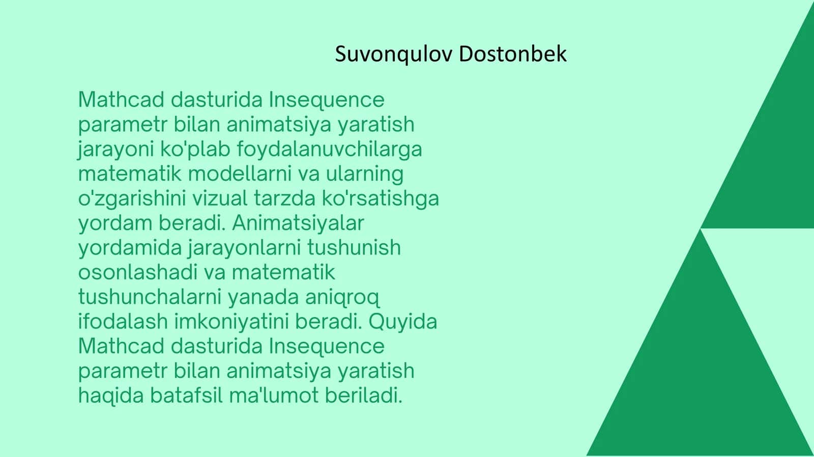 Mathcad 1