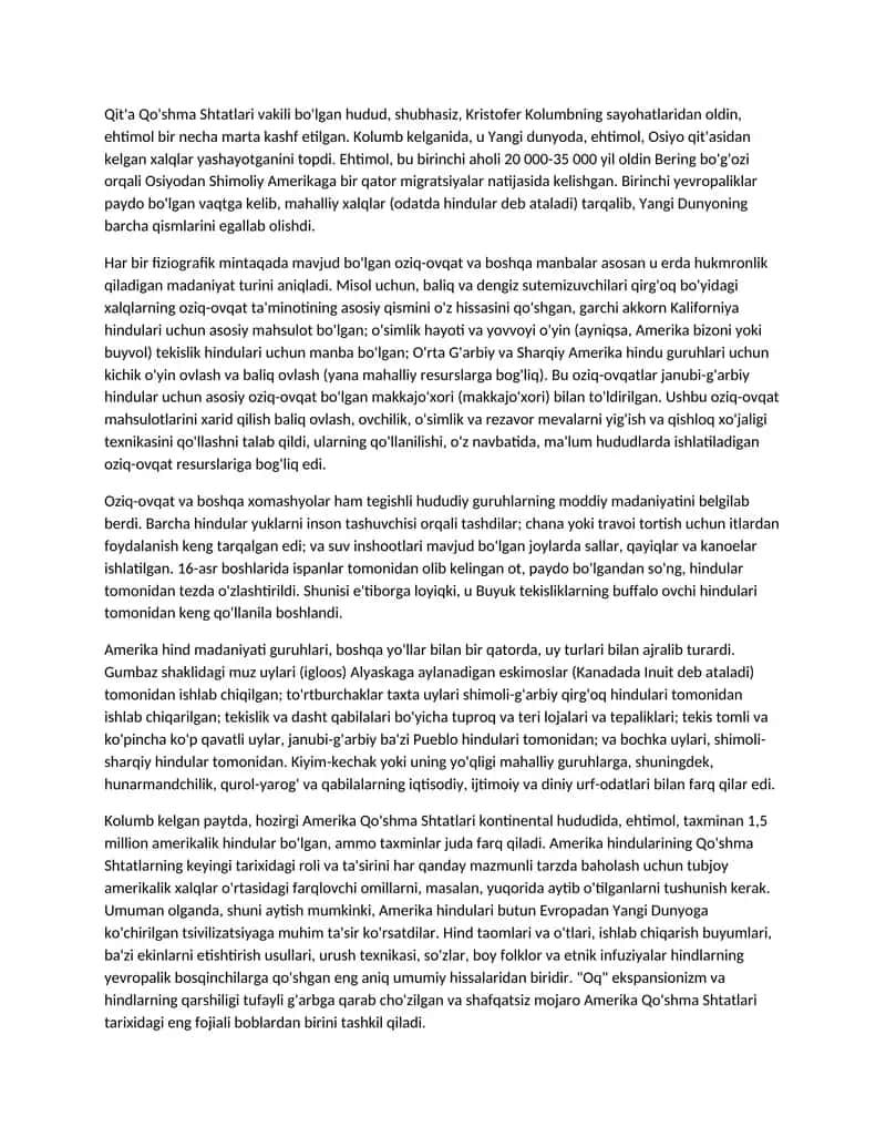 Hindular va Osiyoliklar 1