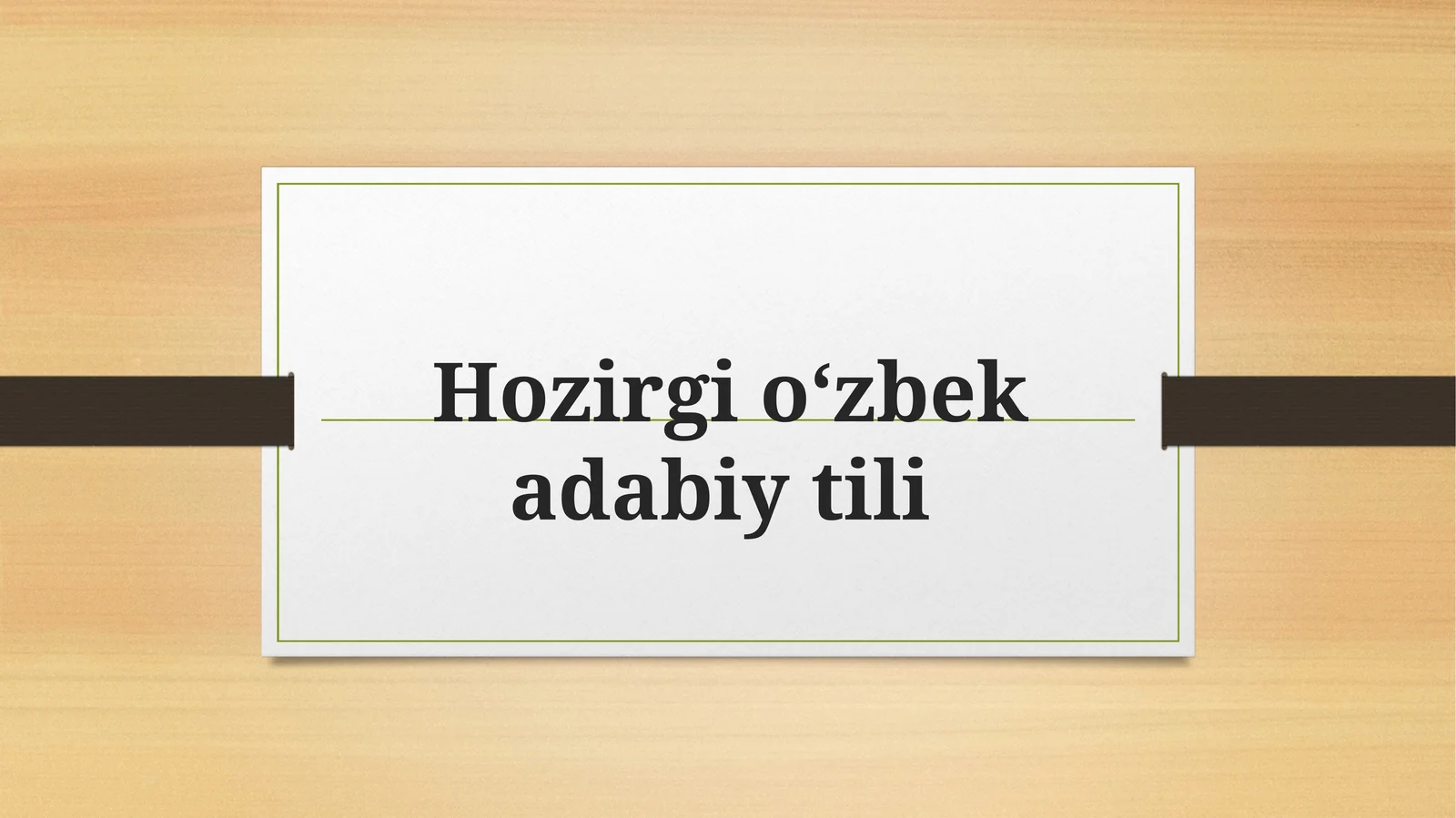 Grammatik kategoriyalar 1