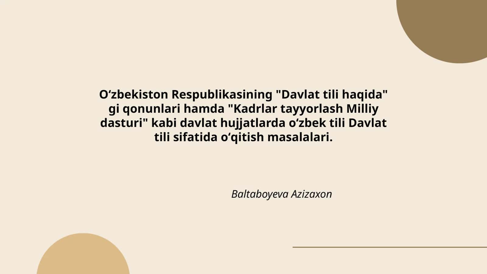 Davlat tili haqida qonunlar 1