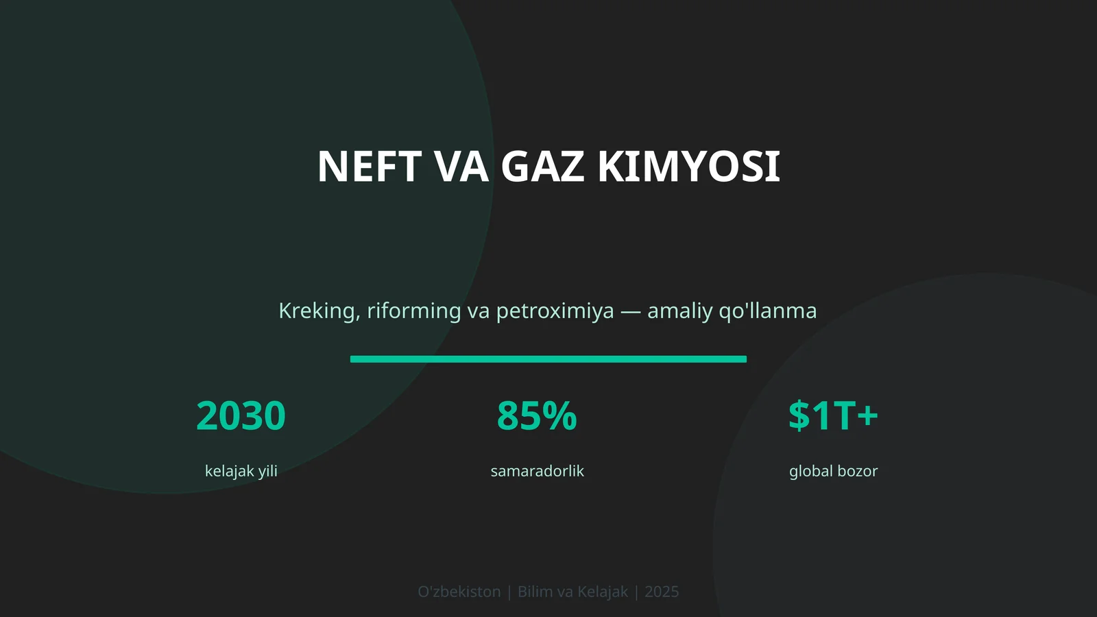 NEFT VA GAZ KIMYOSI 1