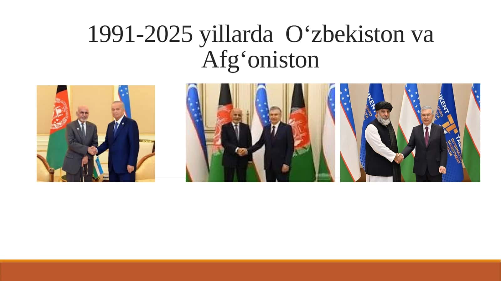 O‘zbekiston va Afg‘oniston munosabatlari 1991-2025 yillarda 1