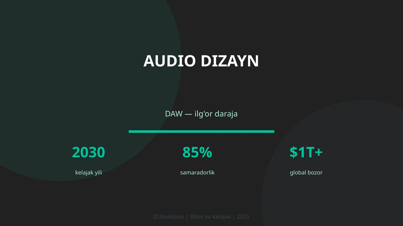 AUDIO DIZAYN 1