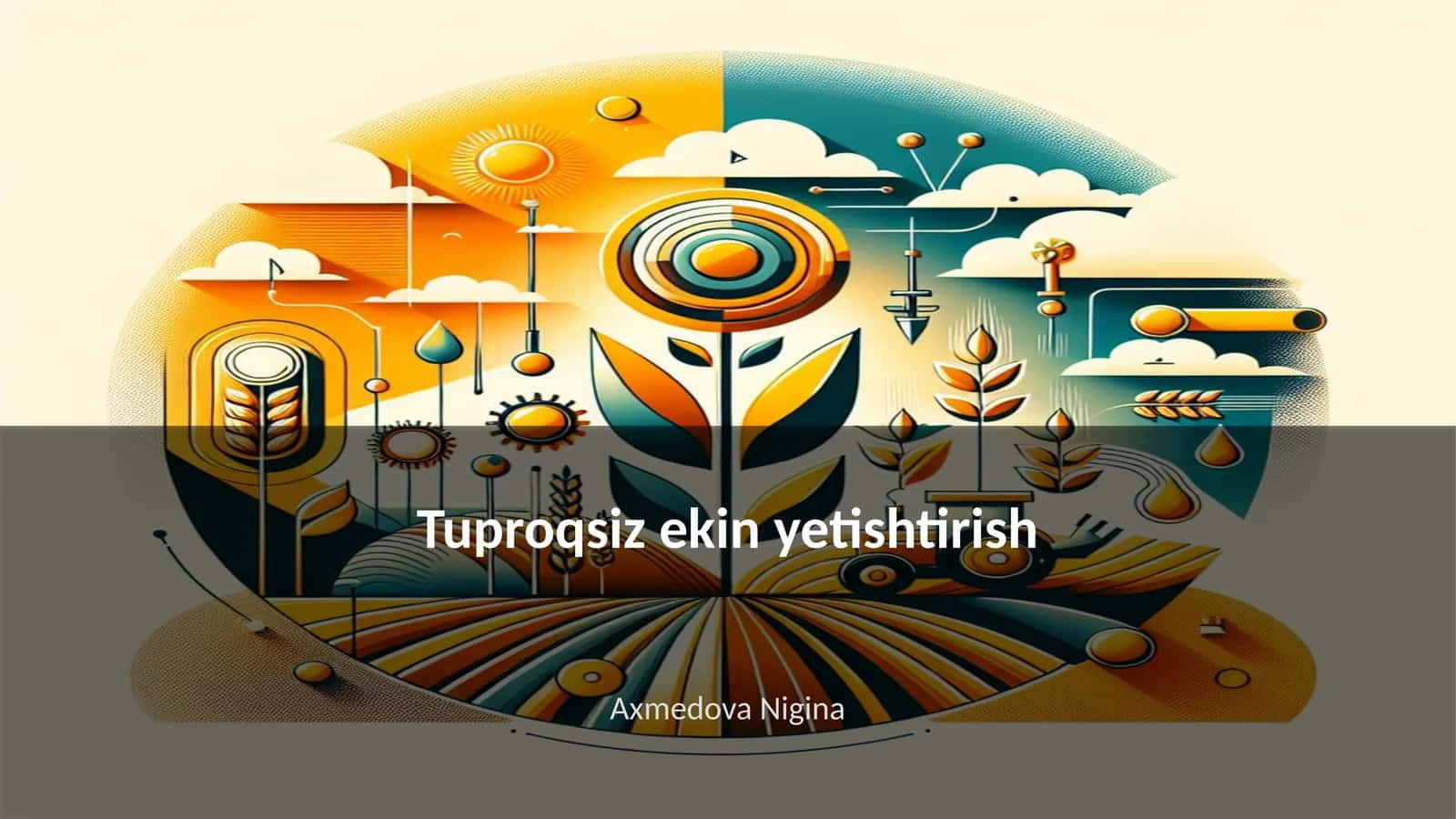 Tuproqsiz ekin yetishtirish 1