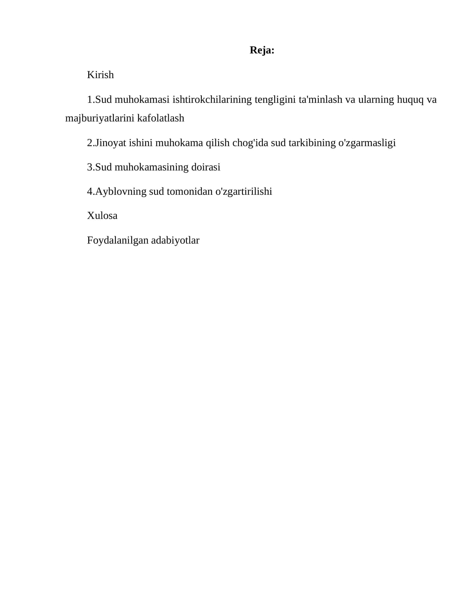 Sud muhokamasining asosiy tamoyillari 1