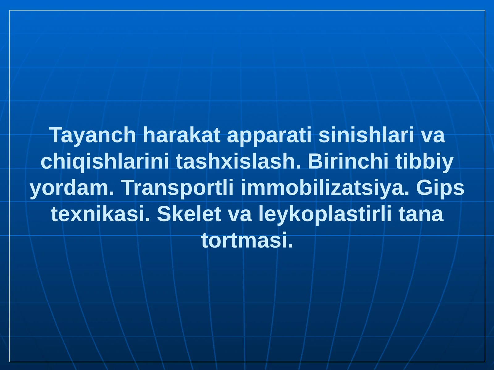 Tayanch harakat apparati 1