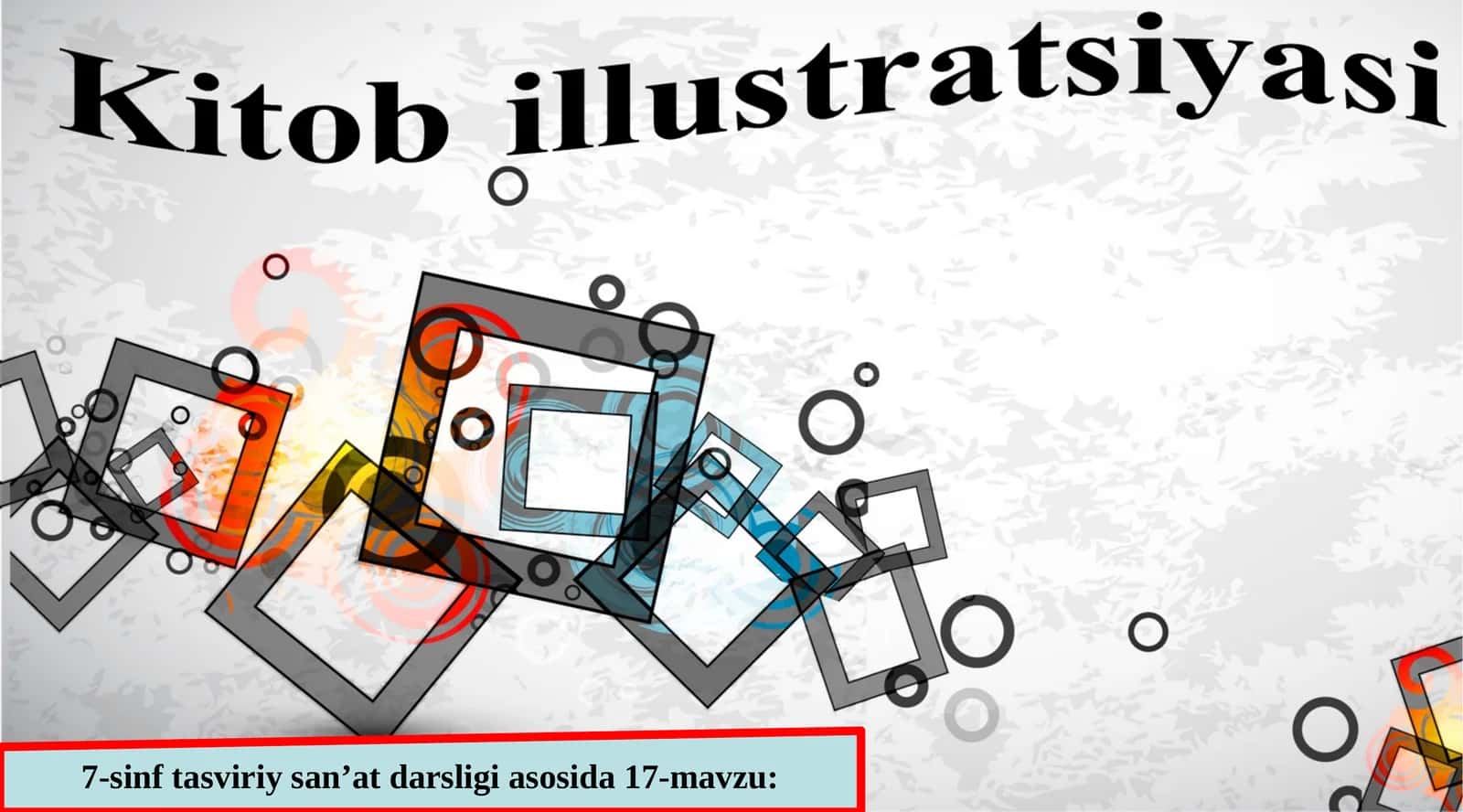Kitob illustratsiyasi san'ati tarixini o'rganish 1