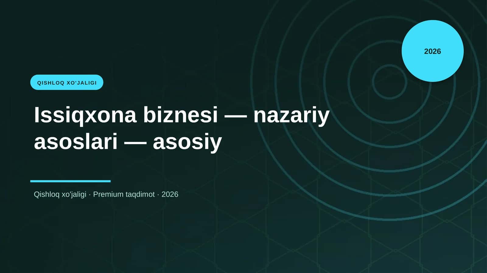 Issiqxona Biznesi - Issiqxona Biznesi 1