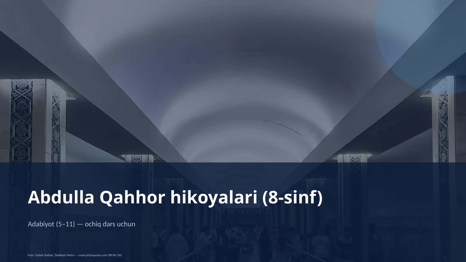 Abdulla Qahhor hikoyalari (8-sinf) 1