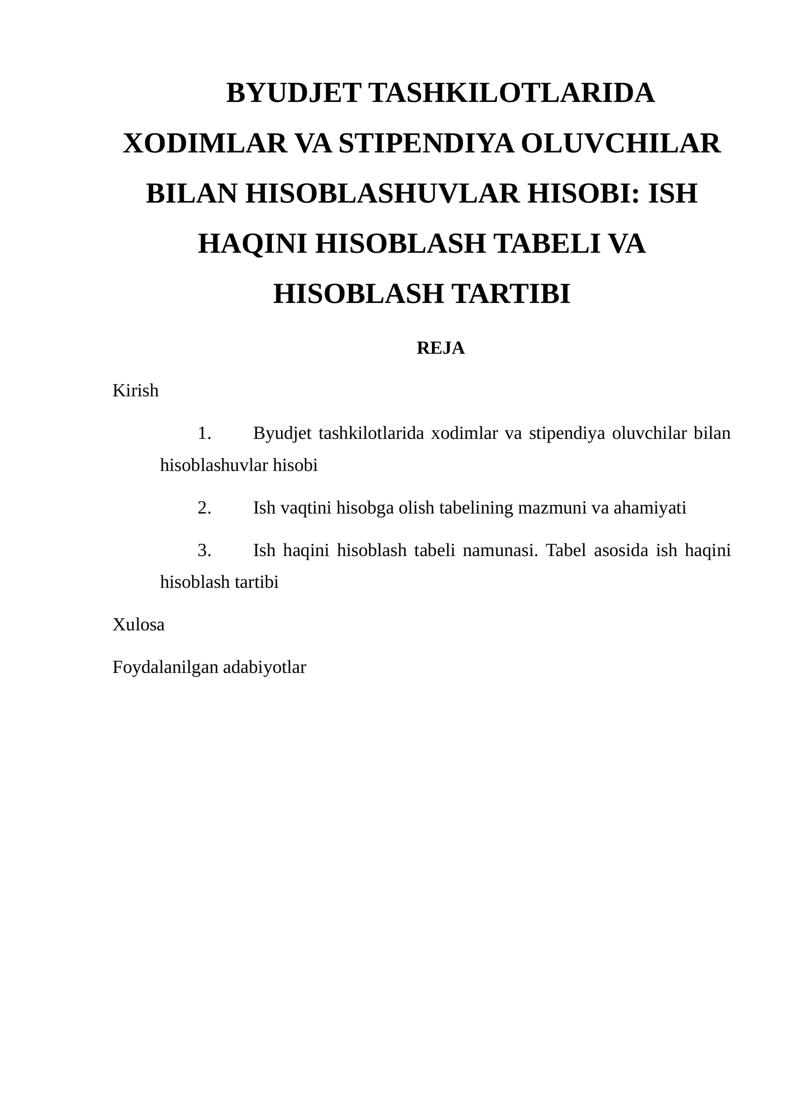 Byudjet tashkilotlarida xodimlar va stipendiya oluvchilar bilan hisoblashuvlar hisobi 1