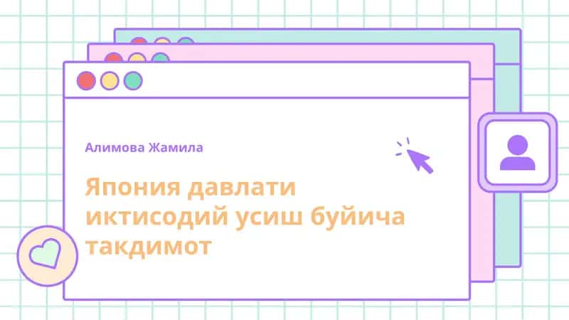 Yaponiya davalati iqtisodiy usish buiyicha takdimot 1