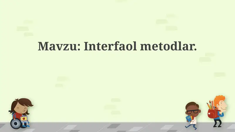 Interfaol metodlar 1