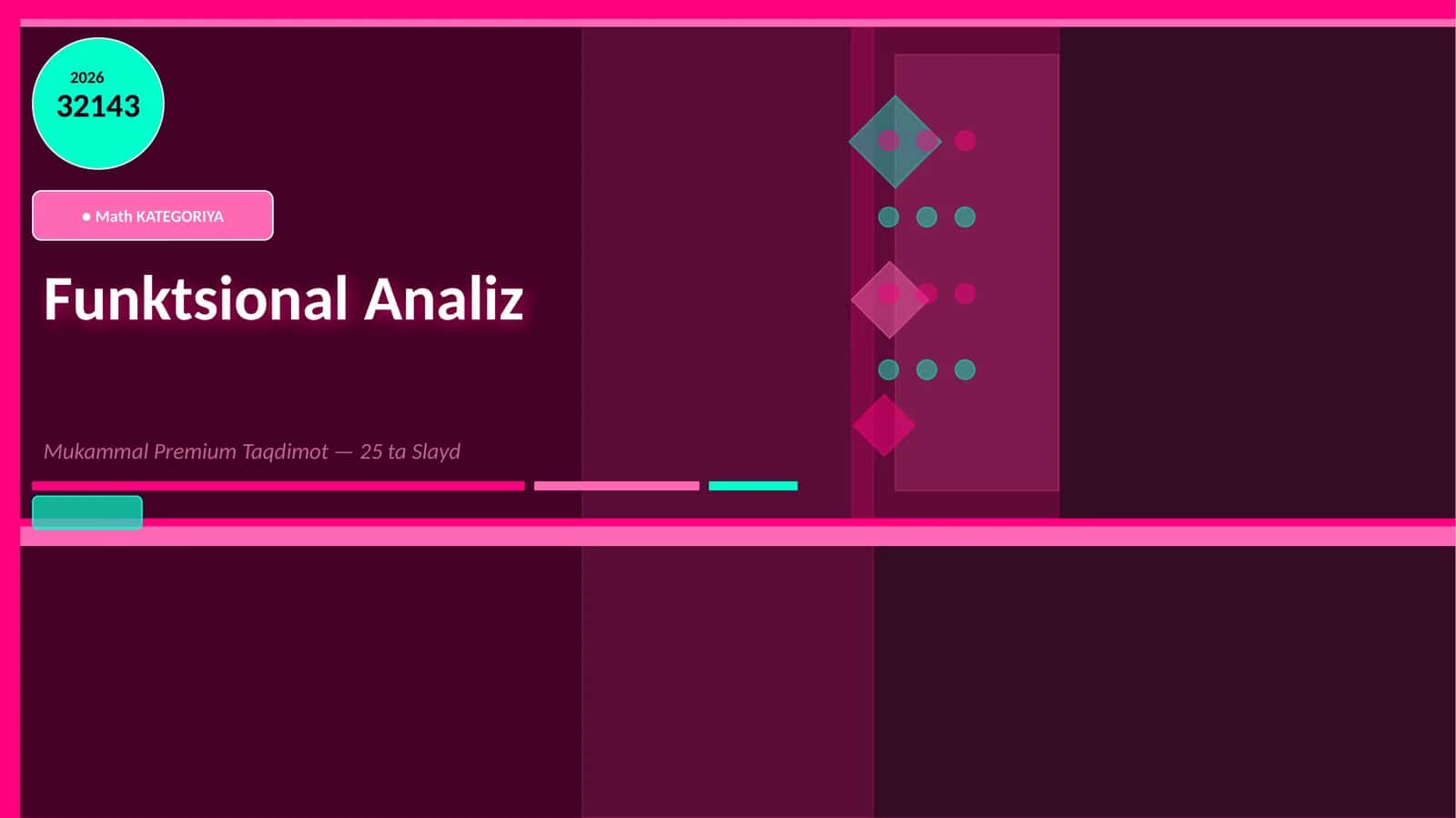 Funktsional Analiz 1