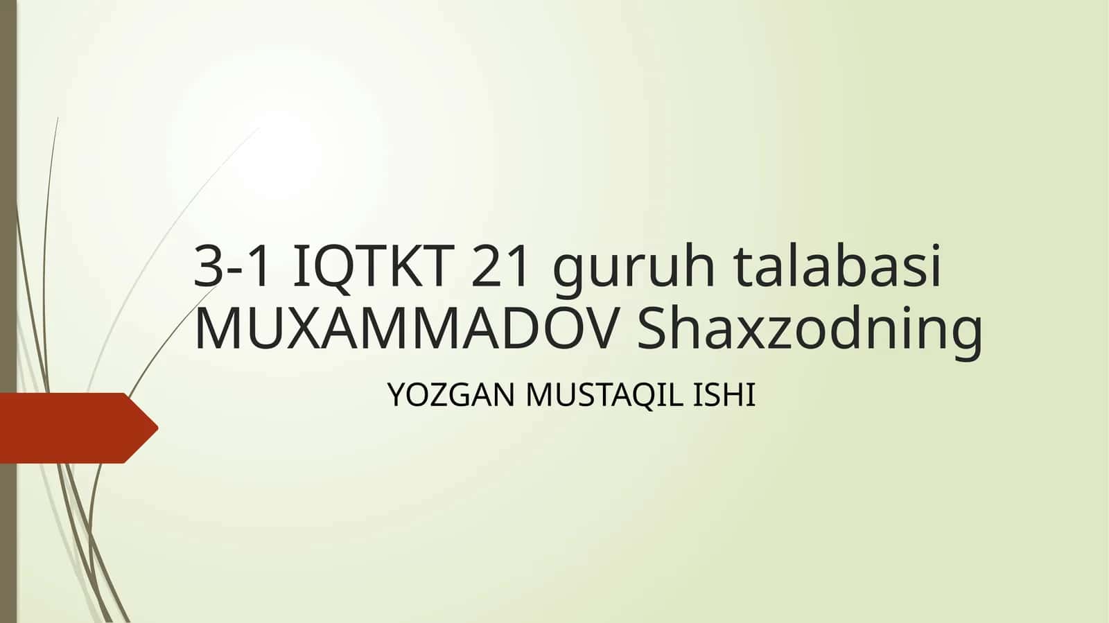 Mehnat Bozorining Turlari 1
