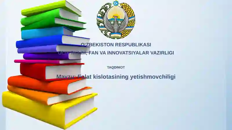 Folat kislotasining yetishmovchiligi