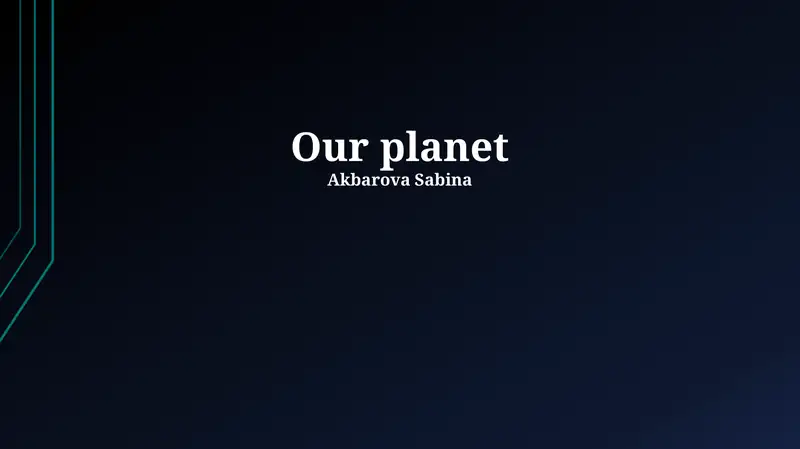 Our Planet 1