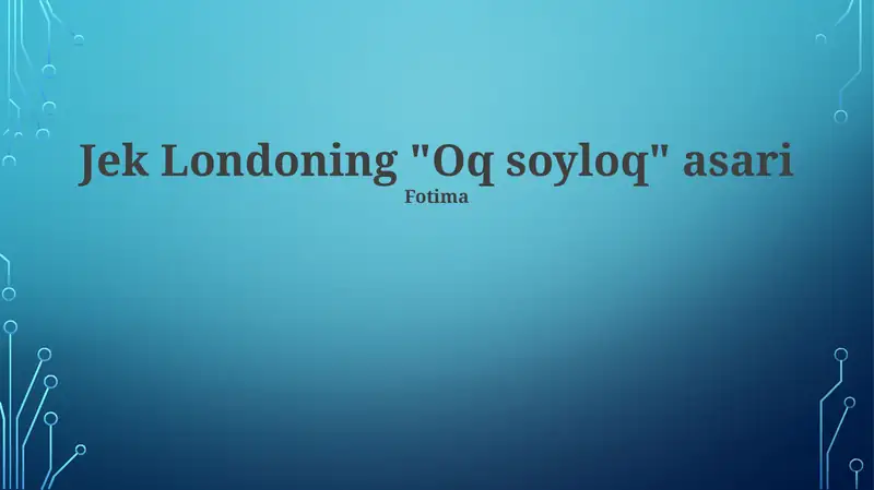 Oq soyloq 1