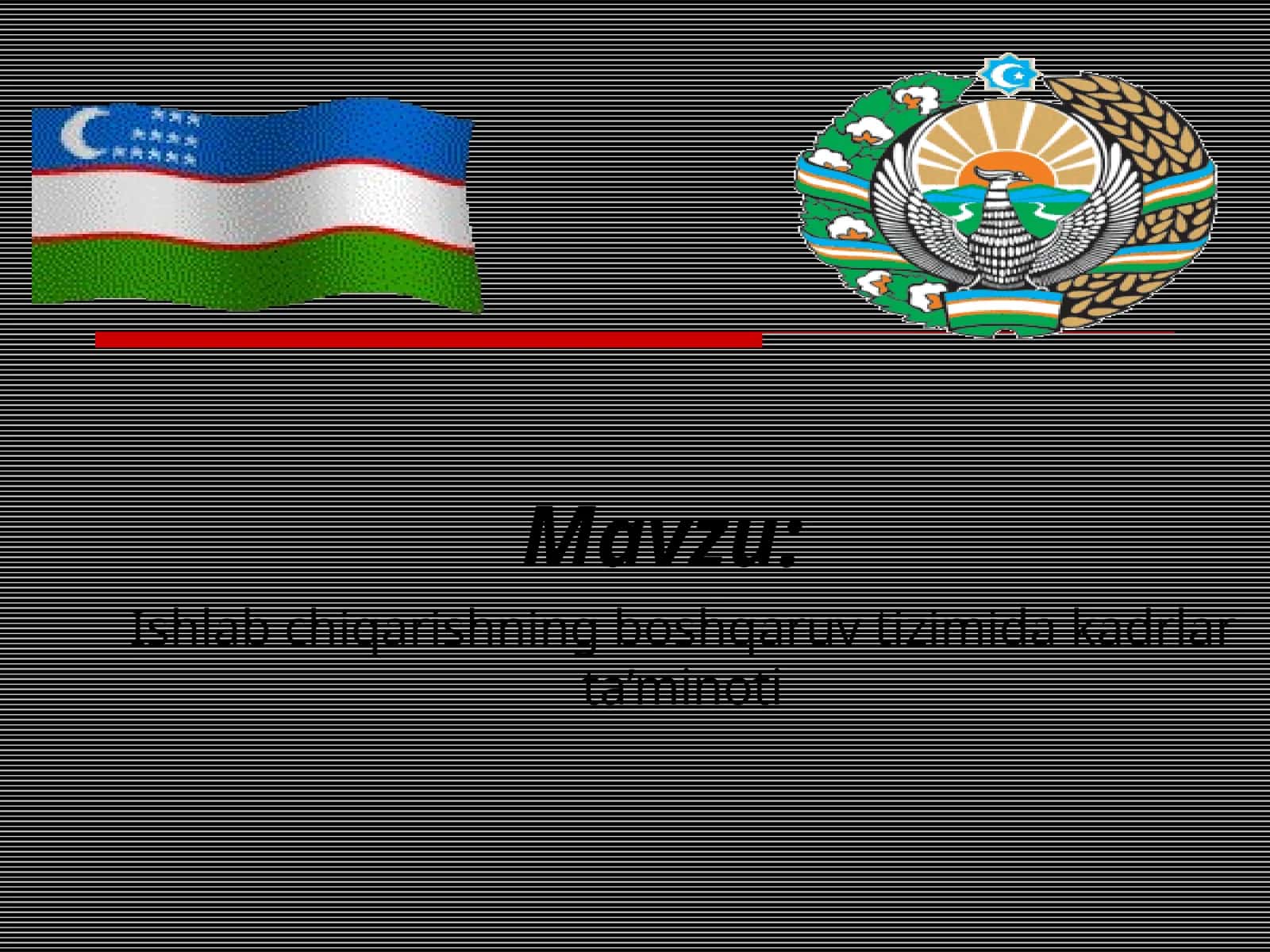 Ishlab chiqarishning boshqaruv tizimida kadrlar ta’minoti 1