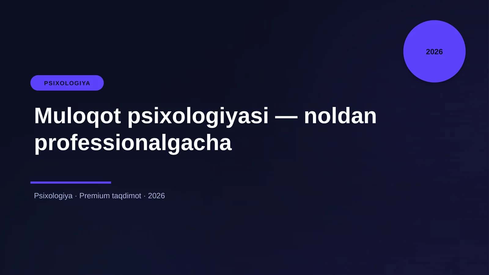 Muloqot psixologiyasi — noldan professionalgacha 1