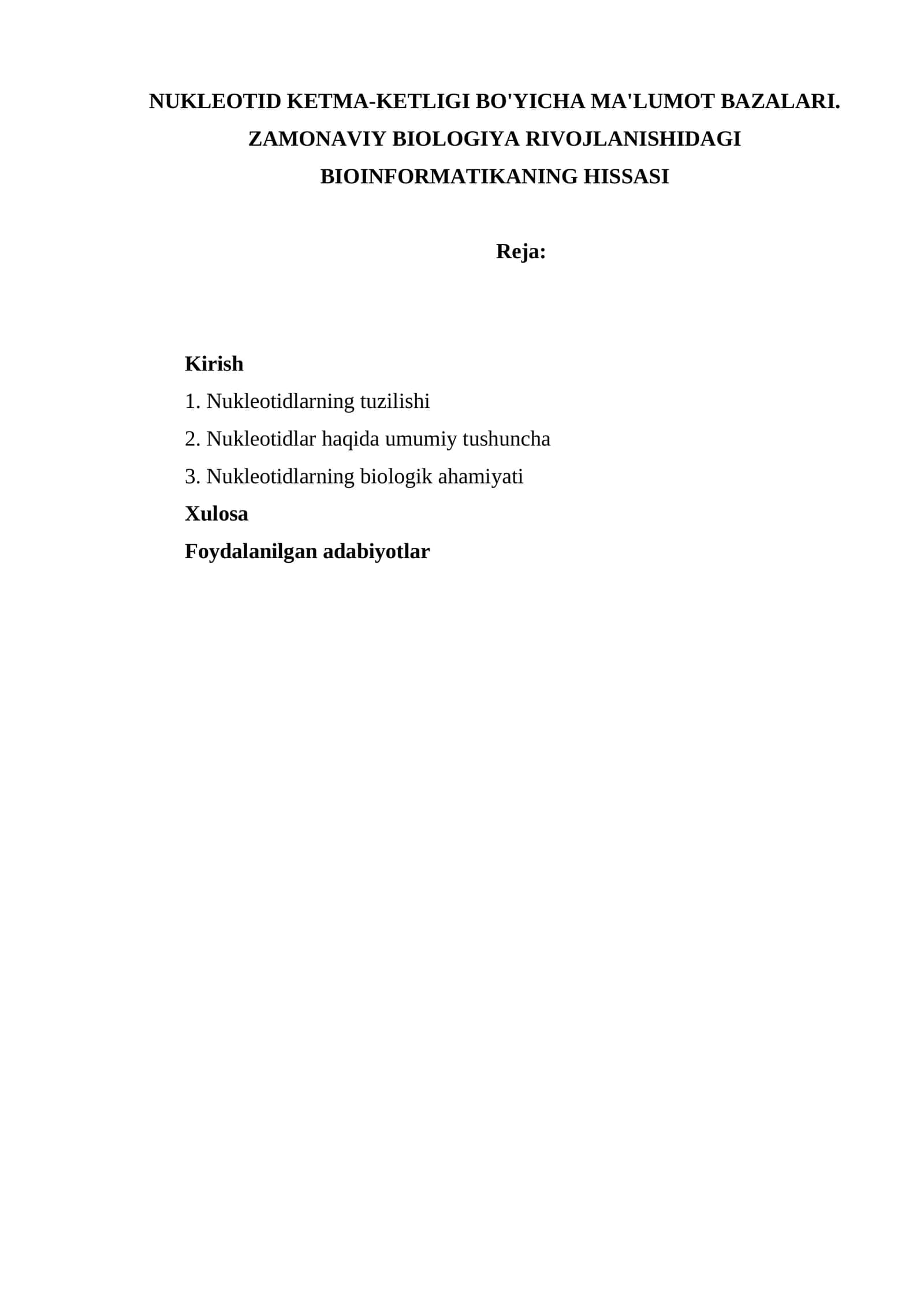 Zamonaviy Biologiya Rivojlanishidagi Bioinformatikaning Hissasi 1