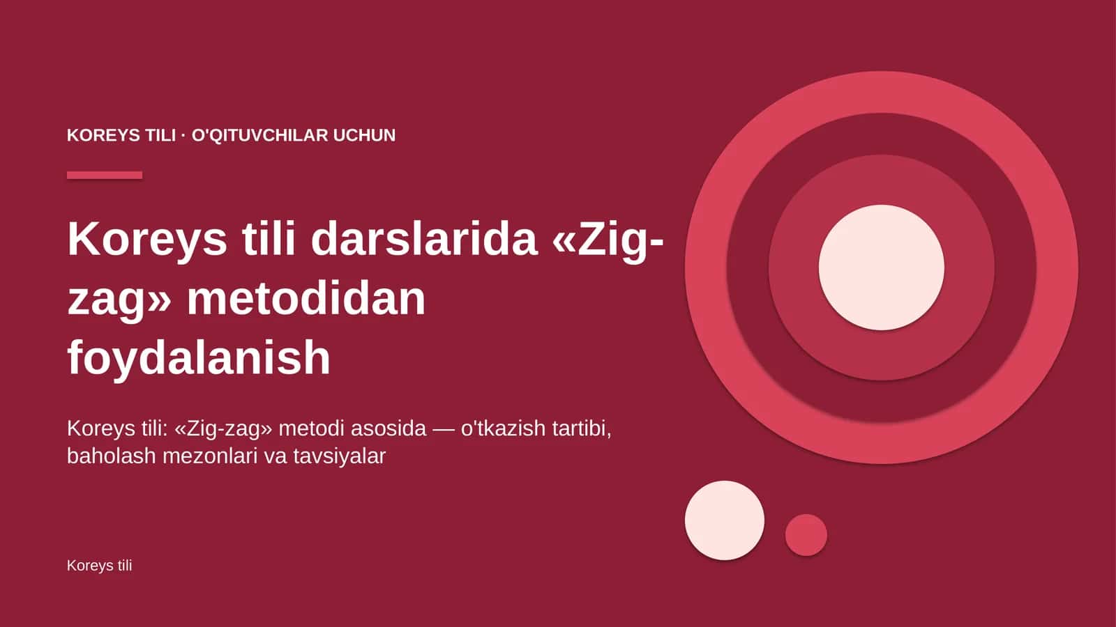 koreys tili darslarida zig zag metodidan foydalanish 4921 1