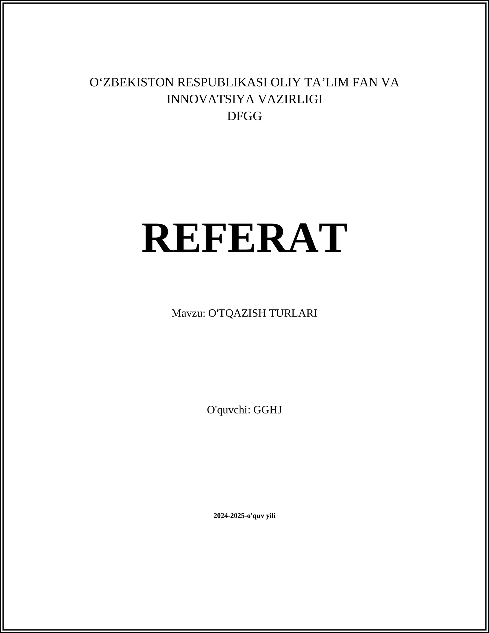 O'tqazish turlari 1