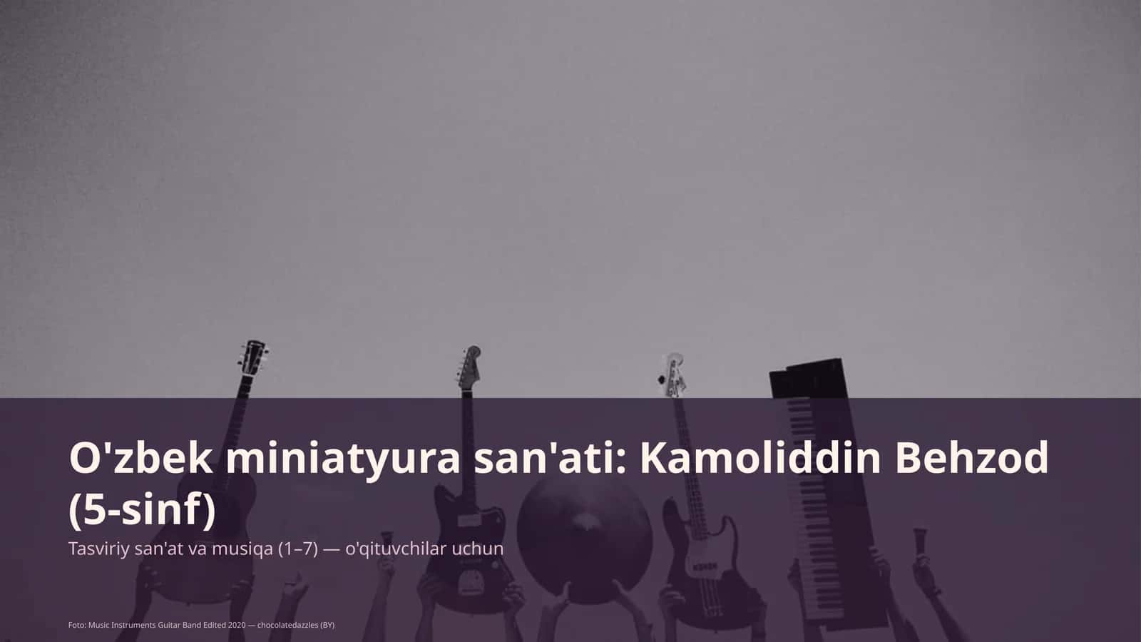 Kamoliddin Behzod 1