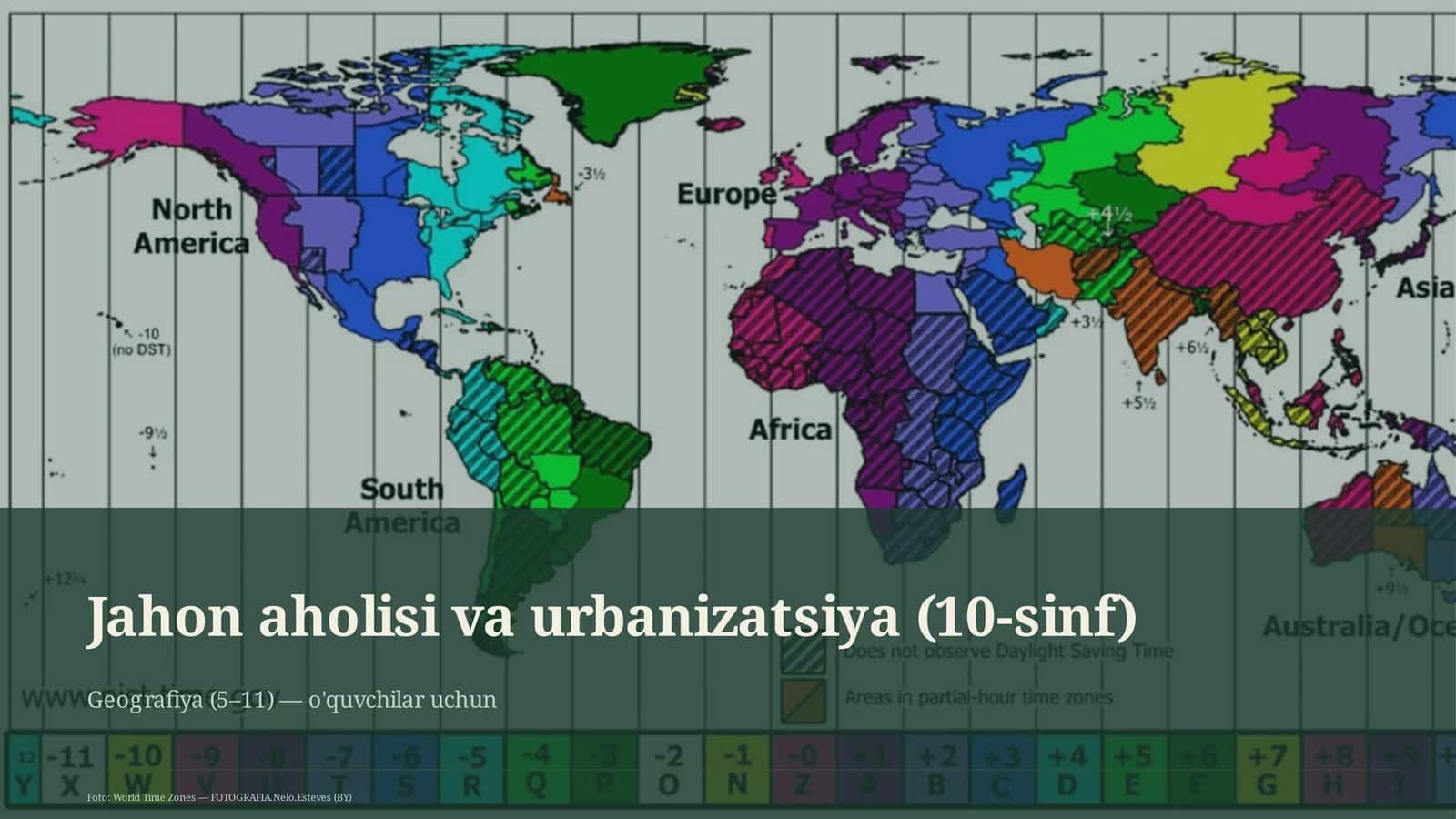 Jahon aholisi va urbanizatsiya (10-sinf) 1