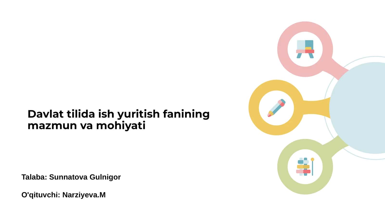 Davlat tilida ish yuritish fanining mazmun va mohiyati 1
