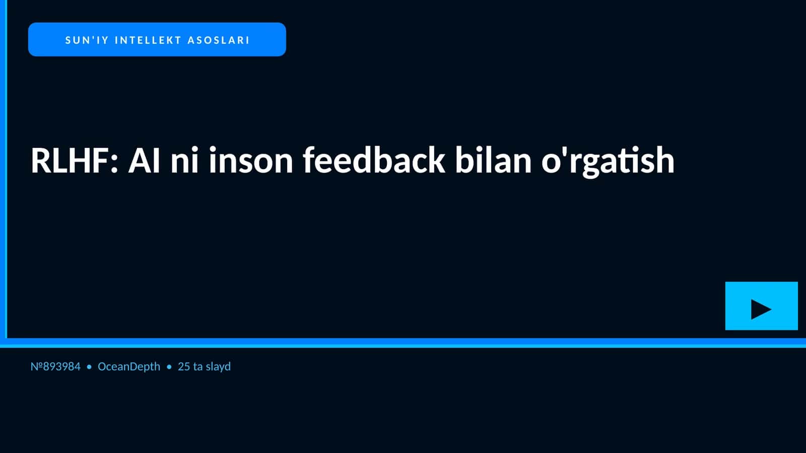 SUN'IY INTELLEKT ASOSLARI 3
