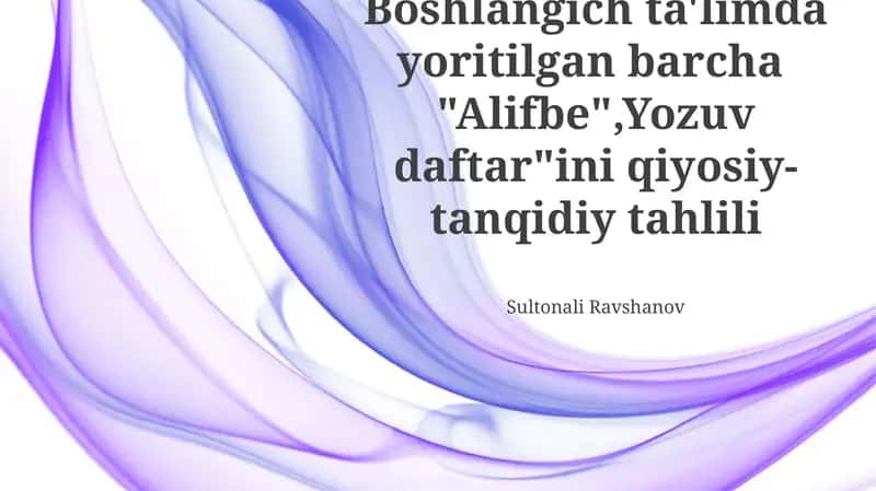 Alifbo Dizaynlarini Taqqoslash Tahlili 1
