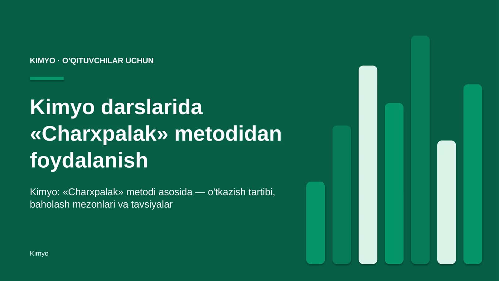kimyo darslarida charxpalak metodidan foydalanish 6278 1