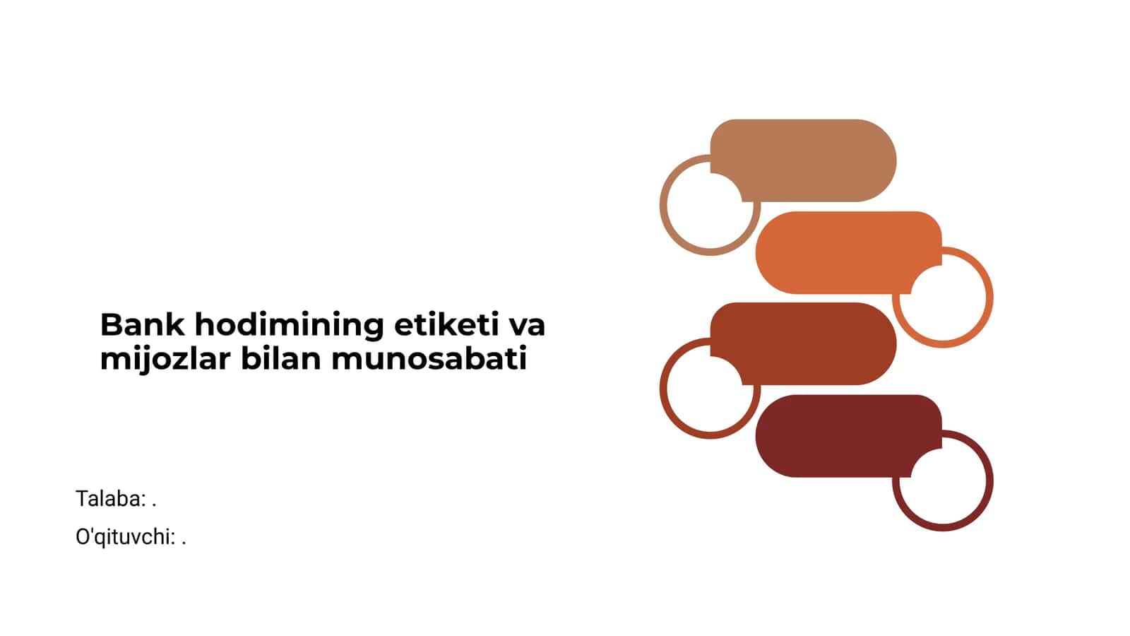 Bank hodimining etiketi va mijozlar bilan munosabati 1