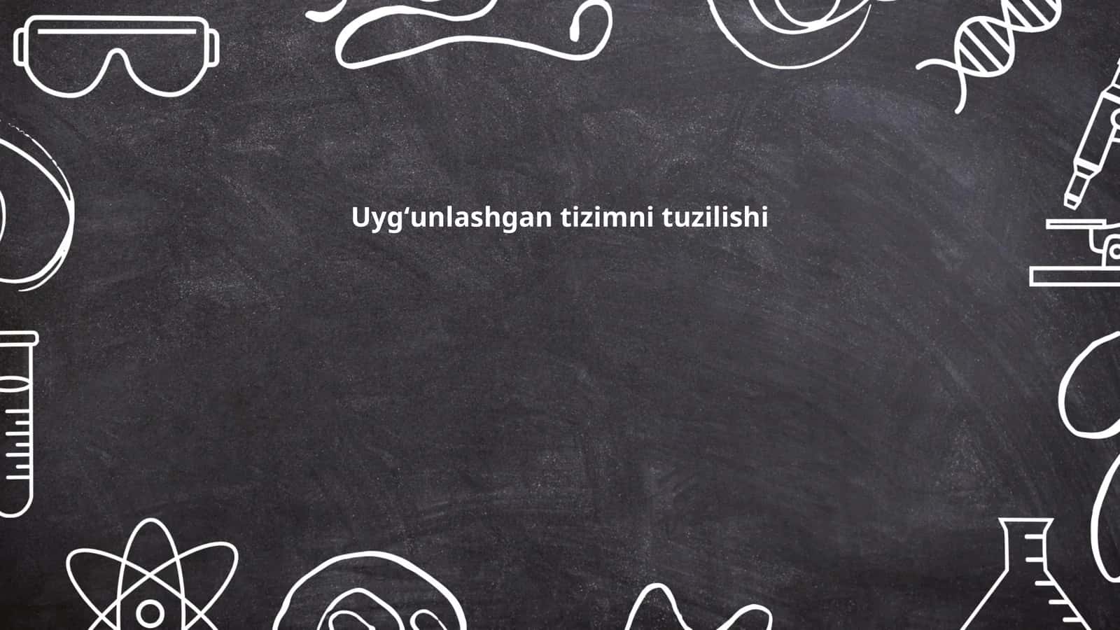 Uygʻunlashgan tizimni tuzilishi 1