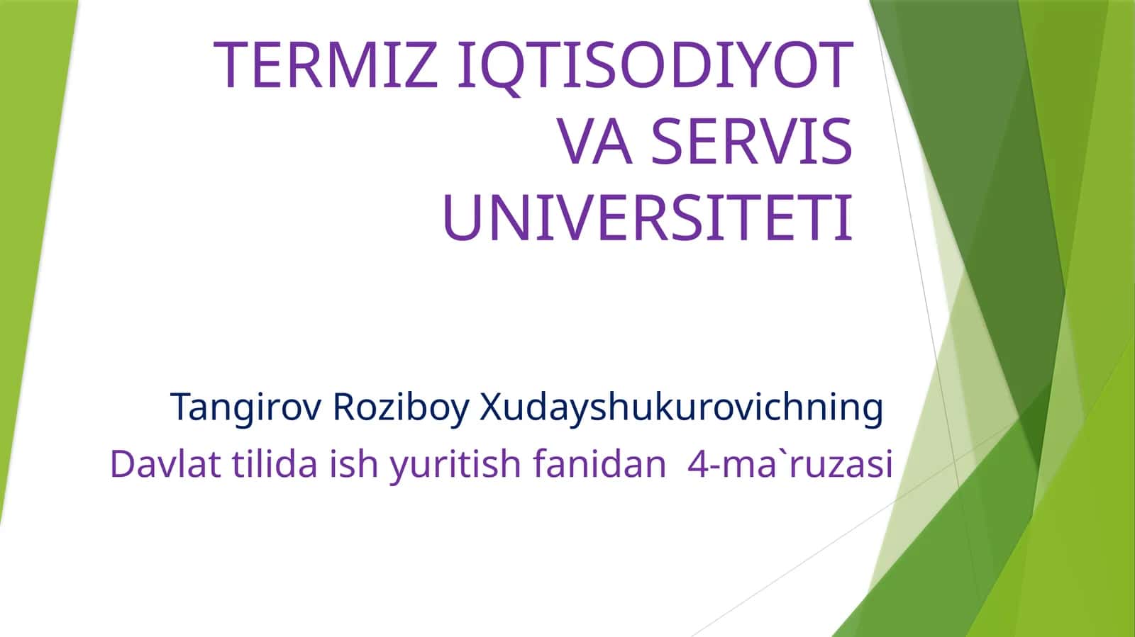 Hujjatlarning vazifasi. Hujjatlarda so’z turkumlarining qo’llanishi 1