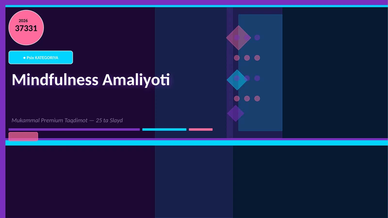 Mindfulness Amaliyoti 1