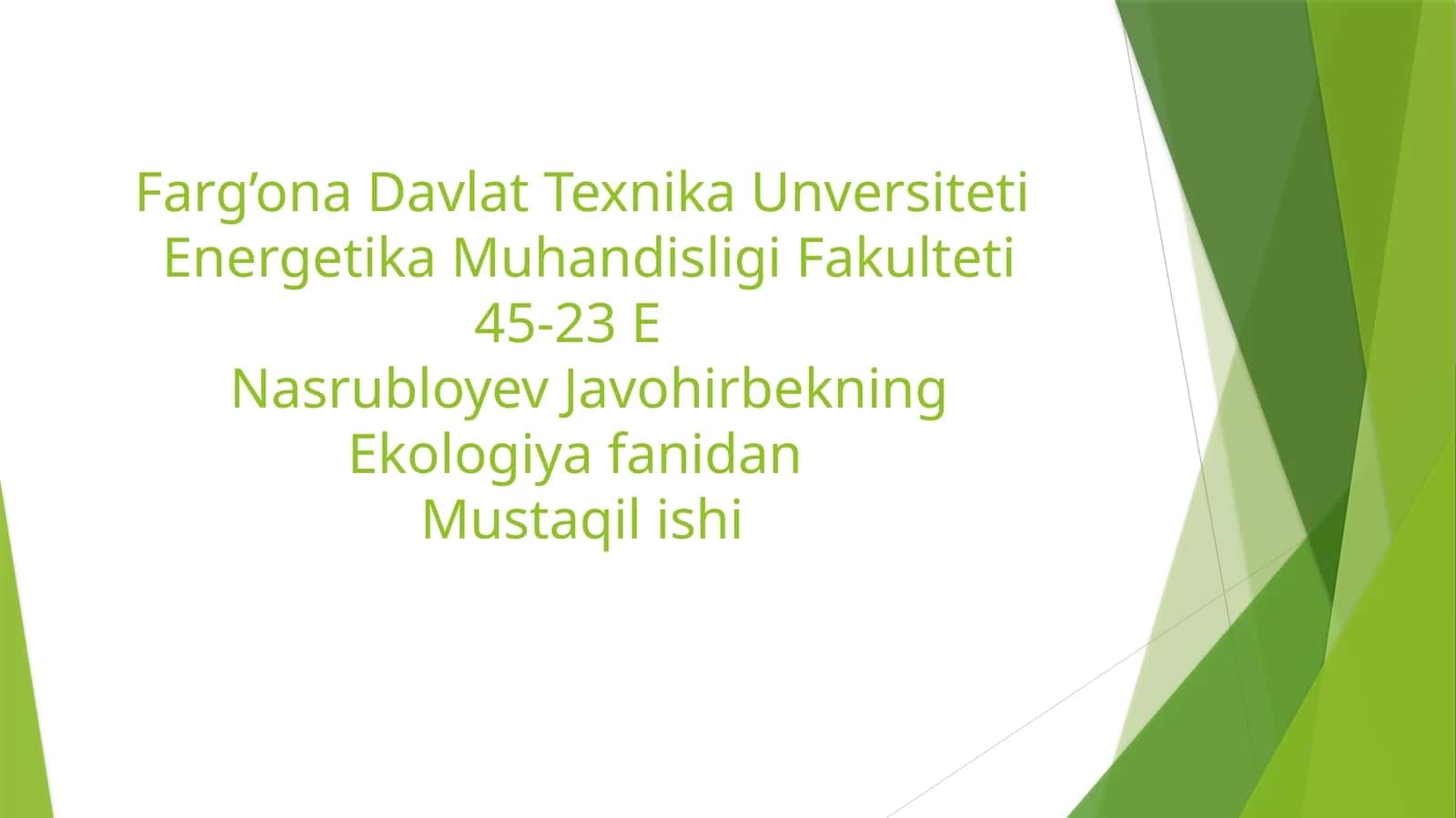 Planetamizni isib borishining sabablari 1