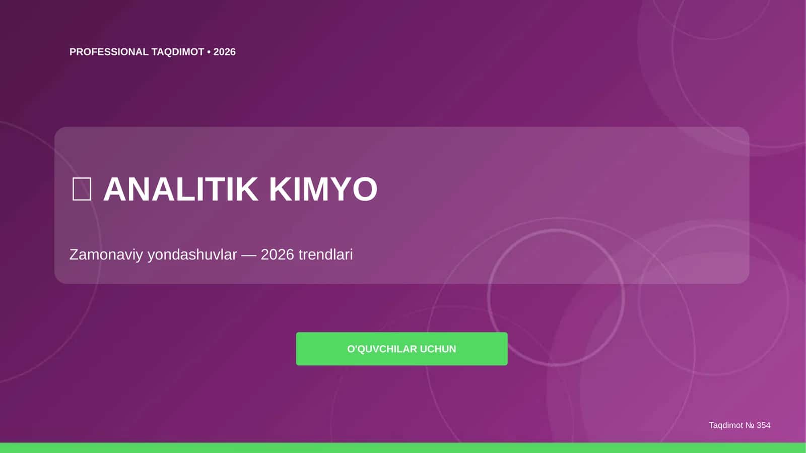 ANALITIK KIMYO 1