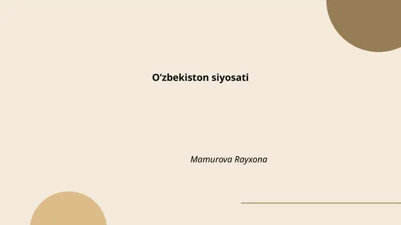 Mamurova Rayxona 1