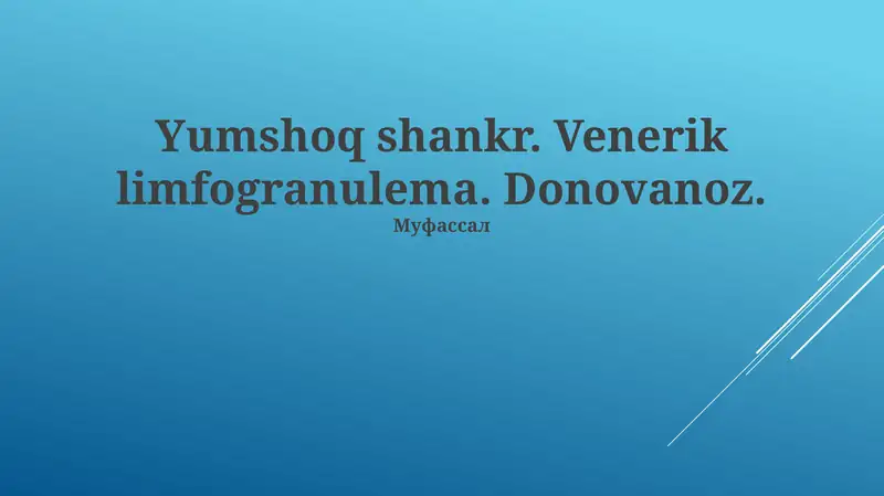 Venerik limfogranulema 1