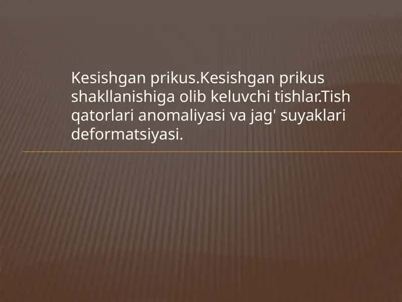 Kesishgan prikus 1