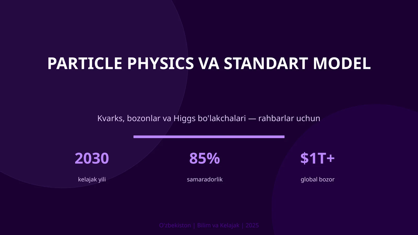 PARTICLE PHYSICS VA STANDART MODEL 1