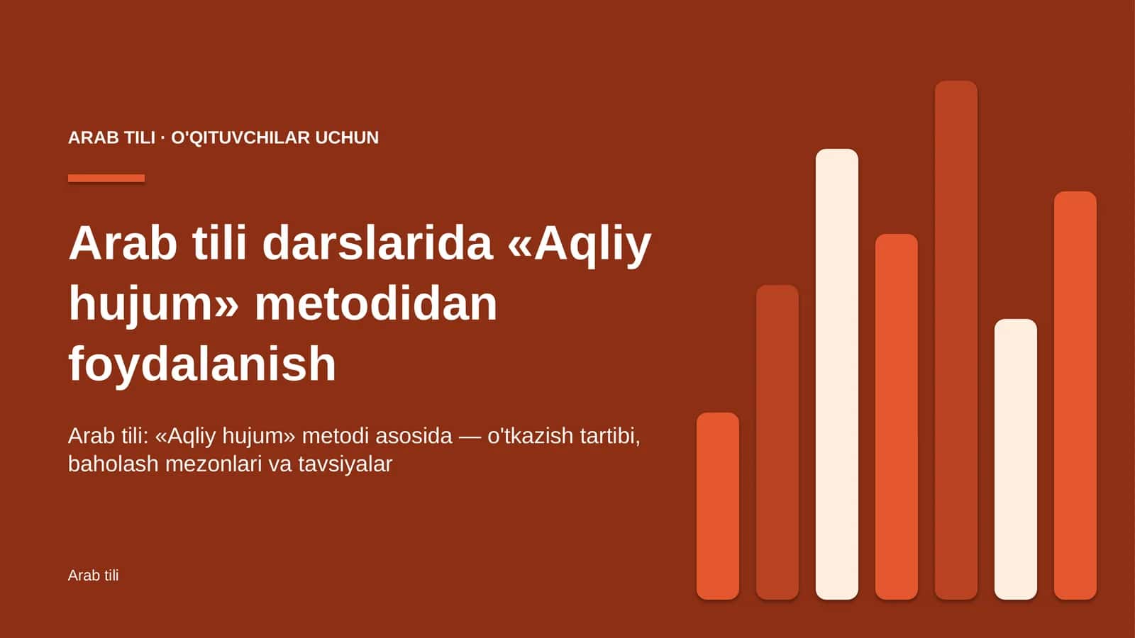 arab tili darslarida aqliy hujum metodidan foydalanish 2297 1