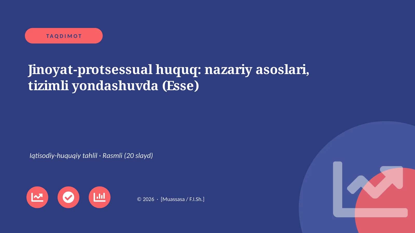 Jinoyat-protsessual huquq: nazariy asoslari, tizimli yondashuvda (Esse) 1