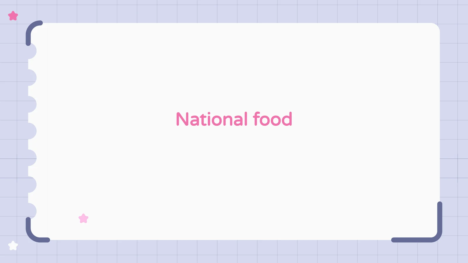 National food 1