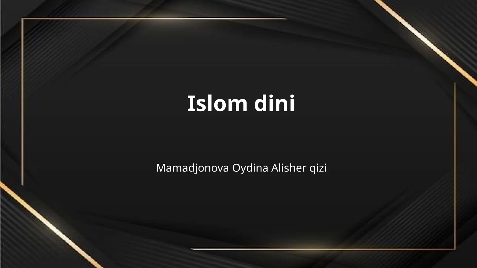 Islom dini 1