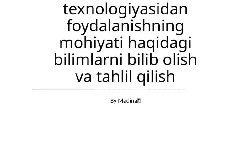 Steam Ta'lim Texnologiyalari Haqida 1